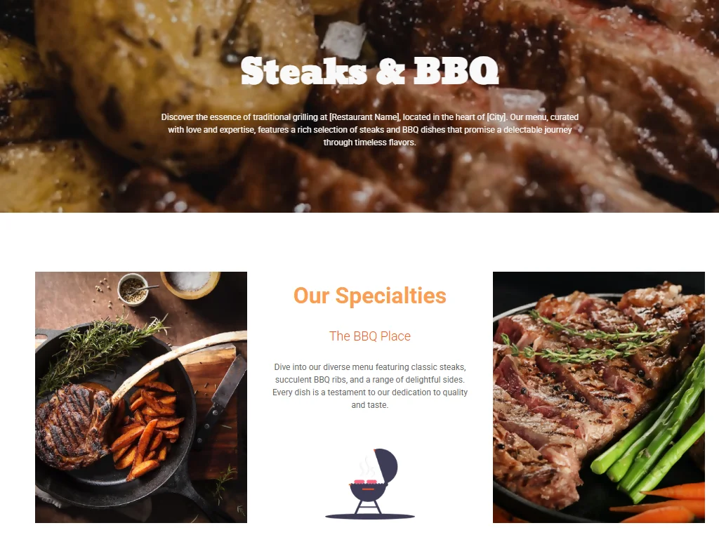 Como crear su web con Google Sites y personalizarlo con extensiones. (2025) google sites,google sites pagina web,google workspace plans,emprendimiento digital,extensiones para google sites,plantillas para google sites Ejemplo de plantilla de restaurante para Google Sites