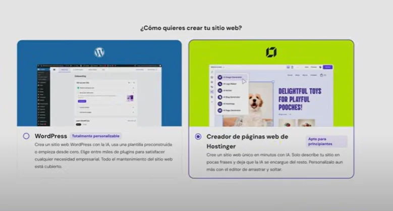 COMO CREAR UNA PAGINA WEB FACIL Y POTENTE. 2025 pagina web fácil,como crear una página web facil,crear sitio web fácil,pagina web,como hacer una página en la web Creador de paginas web de Hostinguer con IA
